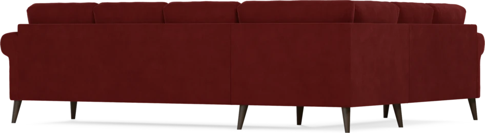Eden - Hörnsoffa, 2+3-sits - Röd