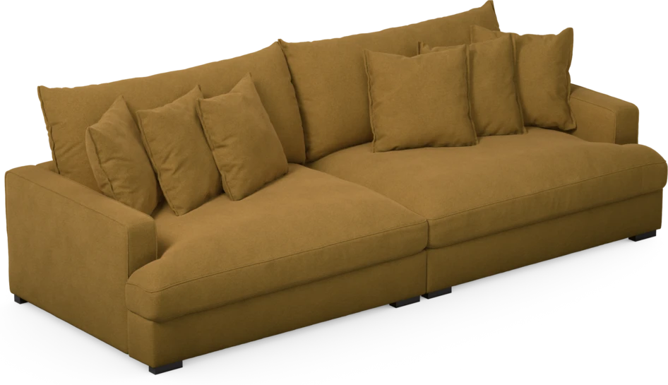 Rossi - 4-sits soffa - Gul