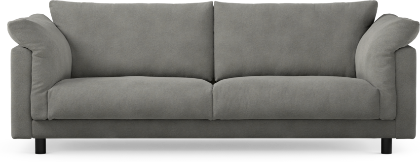 Cherrie - 3-sits soffa, fast klädsel - Grå
