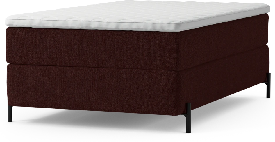 Delux Exclusive - Kontinentalsäng, enkelsäng 120 cm med bäddmadrass och sängben