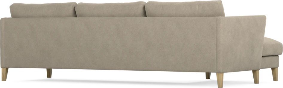 Winston - 3-sits soffa med schäslong, vändbar - Beige