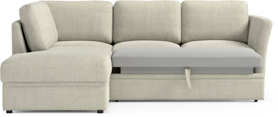Öland - Bäddsoffa med divan vänster - Beige
