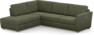 Friday - 2,5-sits soffa med divan vänster - Grön