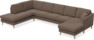 Eden - 3-sits soffa med divan vänster och schäslong höger - Beige