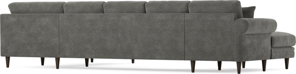 Eden - 3-sits soffa med schäslong vänster och divan höger - Grå