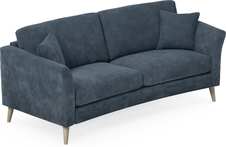 Eden - 2,5-sits soffa svängd - Blå