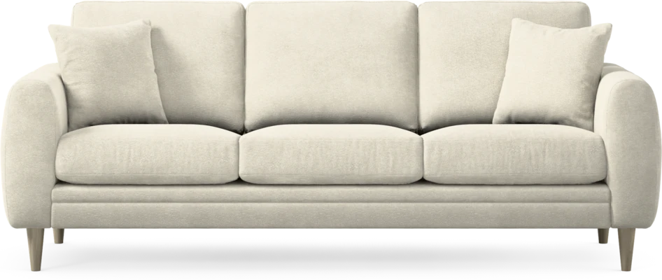 Eden - 3-sits soffa - Vit