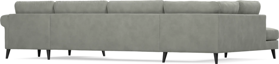 Bridge - 3-sits soffa med divan vänster och schäslong höger - Grå