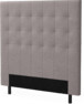Delux Trensad - Sänggavel, 90-210 cm - Grå