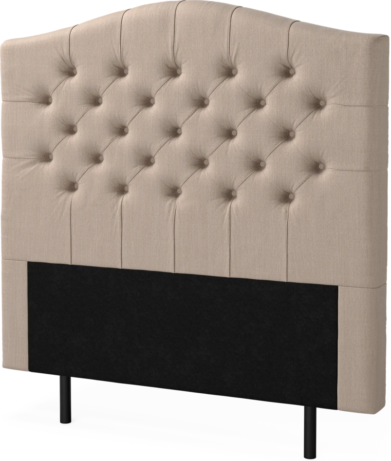 New York välvd - Sänggavel, 90-210 cm - Beige