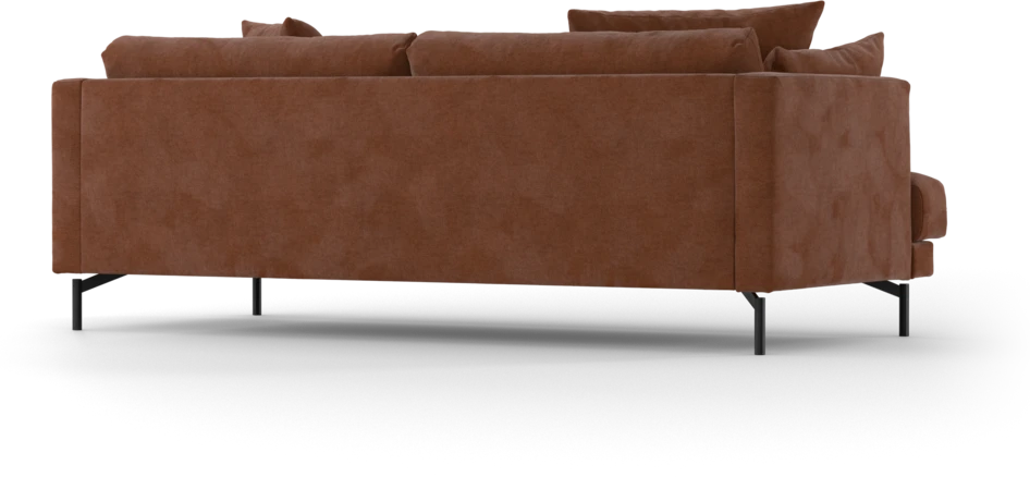 Harper - 3-sits soffa, hel dyna - Orange