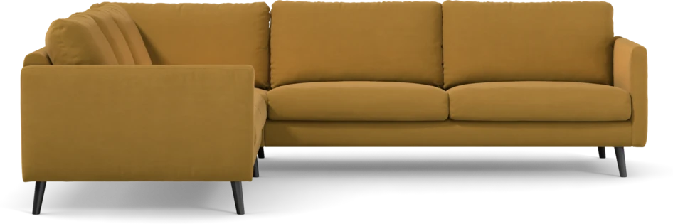 Madison Lux - Hörnsoffa 2+3-sits, hörn 1 - Gul