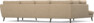 Madison Lux - 2-sits soffa med divan vänster och schäslong höger - Beige