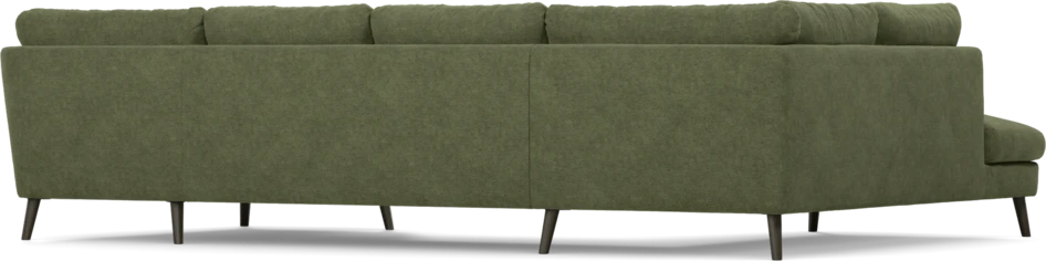 Madison - 2-sits soffa med divan vänster och schäslong höger - Grön
