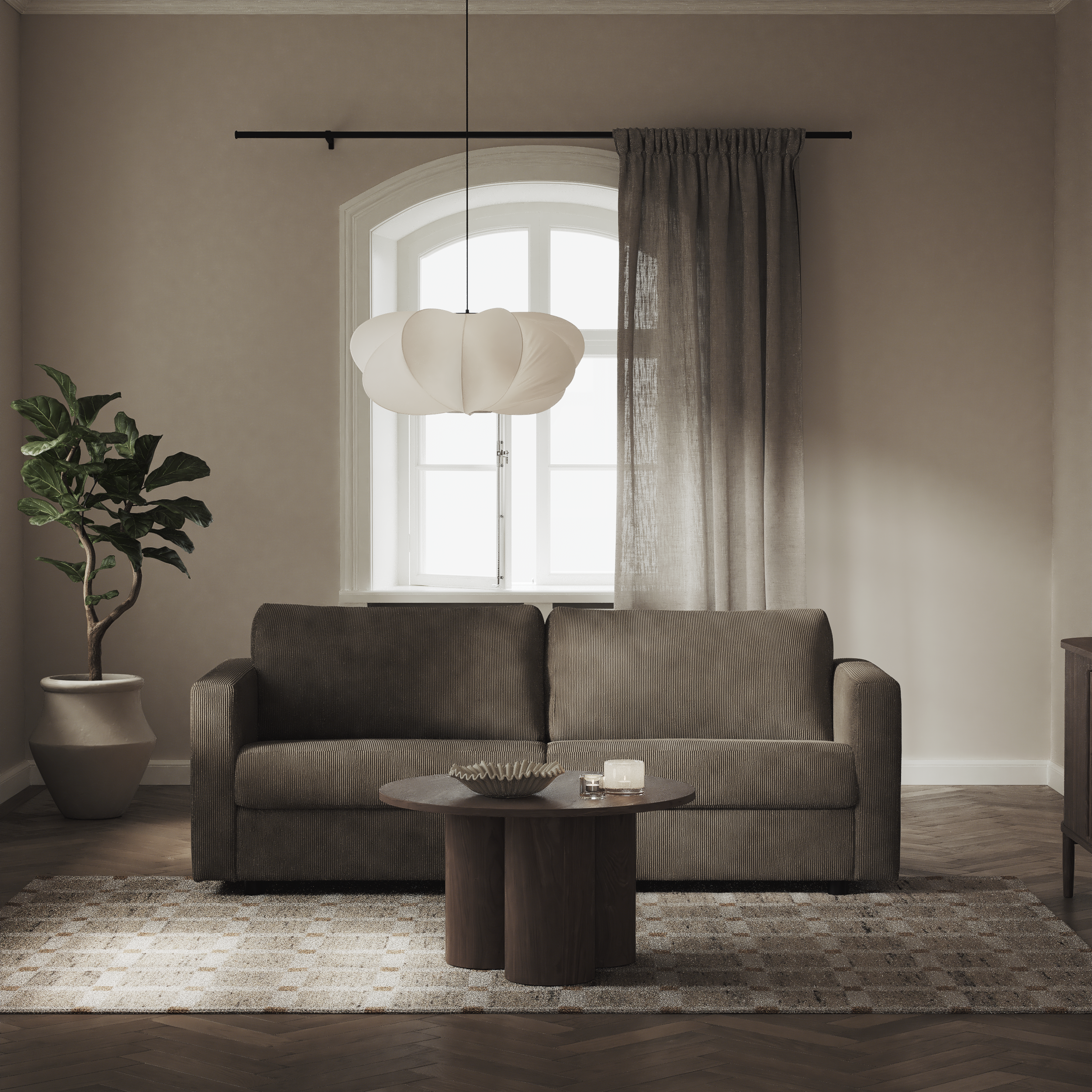 Lindö, Bäddsoffa 3-sits 