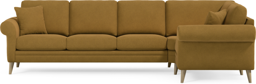 Eden - Hörnsoffa, 3+1-sits - Gul