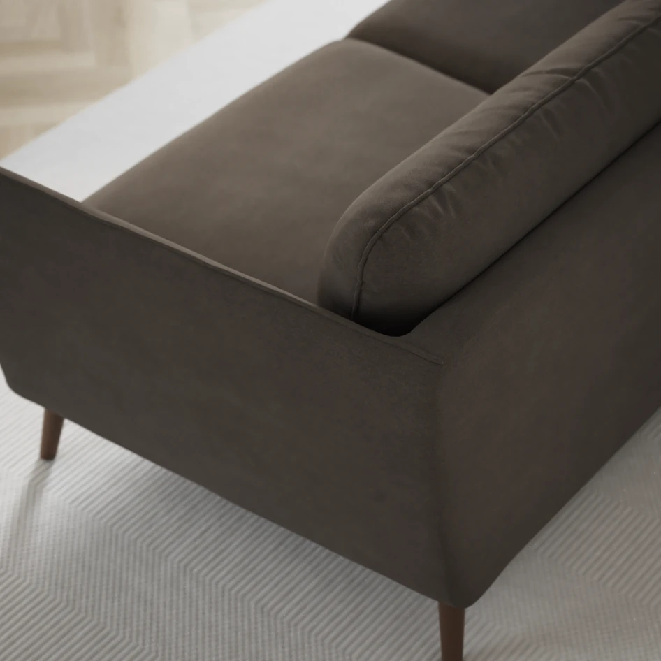 Madison Lux - 2-sits soffa med divan vänster och höger - Beige