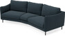 Madison - 3-sits soffa svängd, 90 cm - Turkos