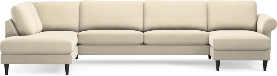 Bridge - 3-sits soffa med divan vänster och schäslong höger - Beige