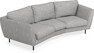 Madison - 3-sits soffa svängd, 70 cm - Grå