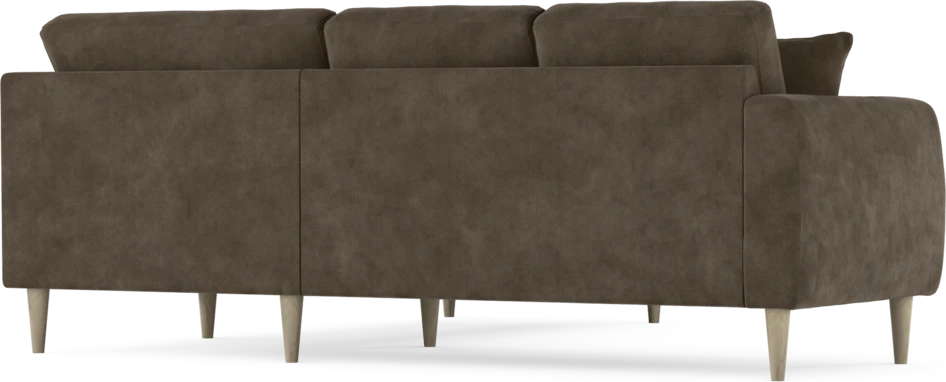 Eden - Hörnsoffa, 2+2-sits - Brun