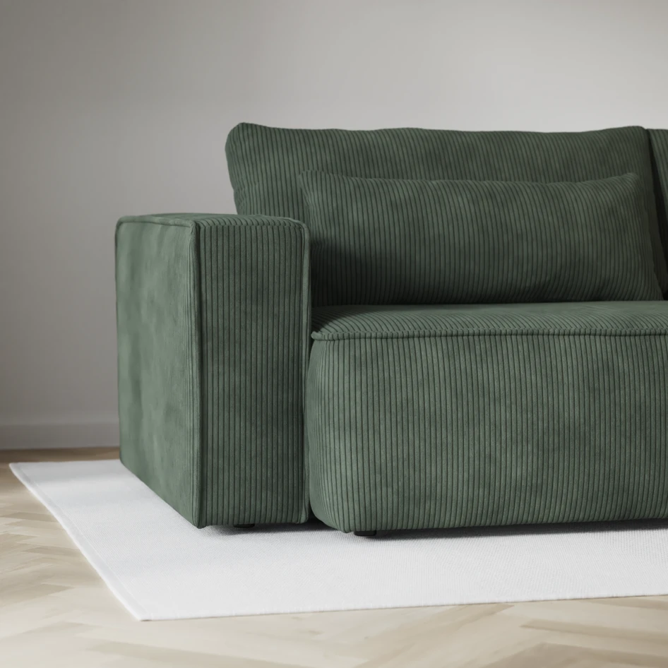 Ide - Bäddsoffa 4-sits - Grön