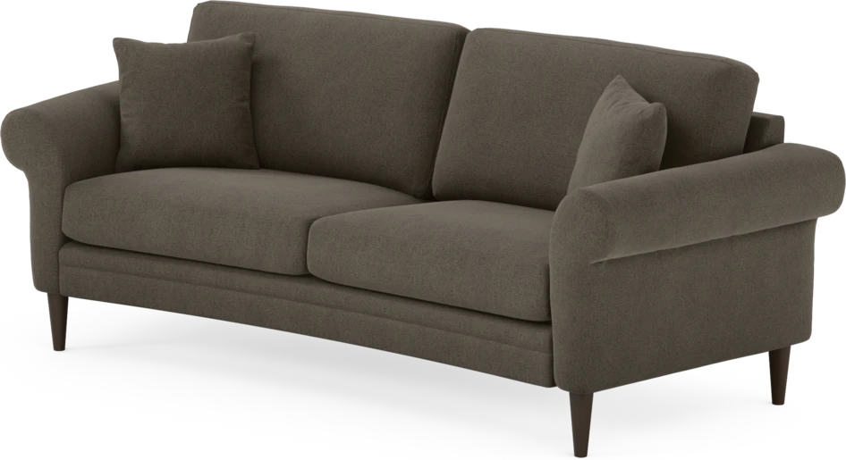 Eden - 2,5-sits soffa svängd - Brun