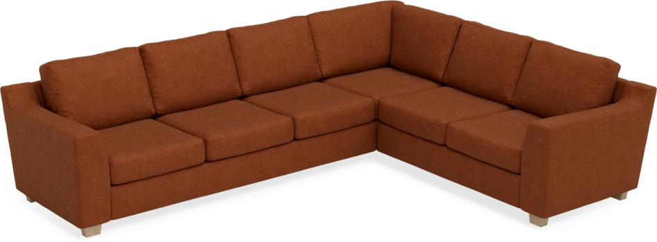 Friday - Hörnsoffa, 3+2-sits - Orange