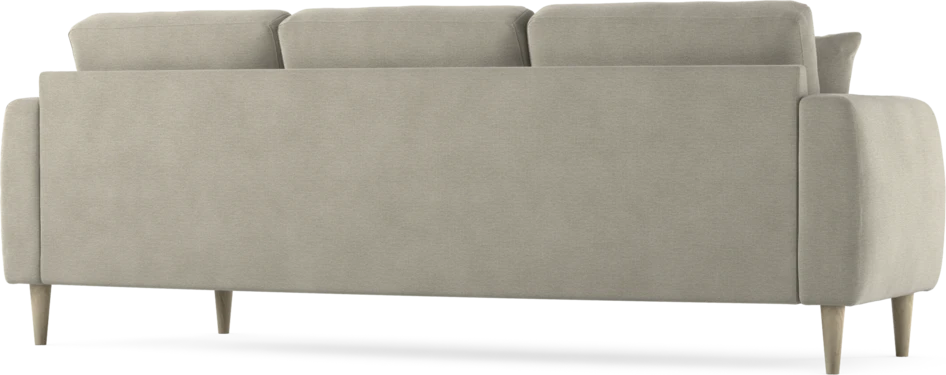 Eden - 3-sits soffa svängd - Brun
