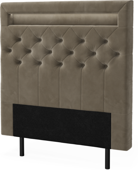 New York led - Sänggavel, 90-210 cm - Brun