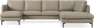 Madison Lux - 2-sits soffa med schäslong vänster och divan höger - Beige