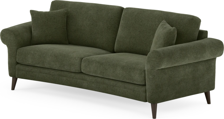 Eden - 2,5-sits soffa svängd - Grön