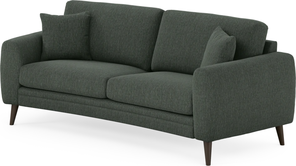 Eden - 2,5-sits soffa svängd - Grön