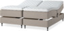 Delux Dream - Ställbar säng, dubbelsäng med bäddmadrass - Beige
