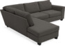 Friday - 2,5-sits soffa med divan vänster - Grå