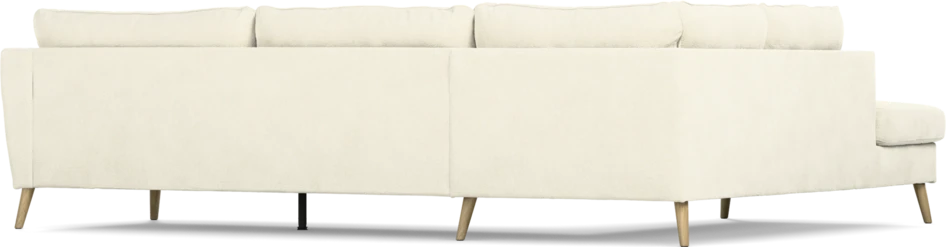 County - 2,5-sits soffa med divan vänster - Vit