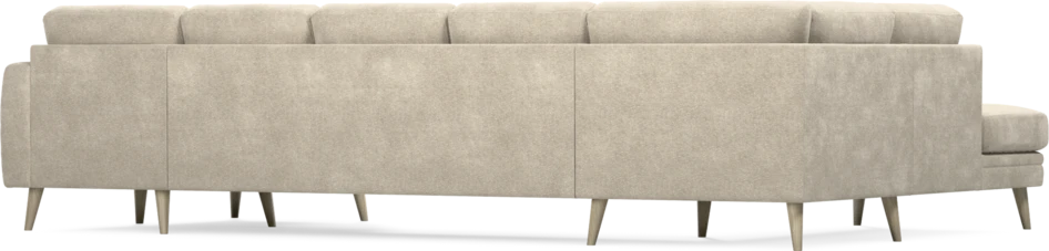 Eden - 3-sits soffa med divan vänster och schäslong höger - Beige