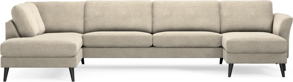 Bridge - 3-sits soffa med divan vänster och schäslong höger - Beige