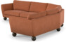 Madison Lux - Hörnsoffa 3+2-sits, hörn 2 - Orange