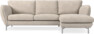 Madison Lux - 2-sits soffa med schäslong höger - Vit