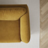 Madison Lux - 2-sits soffa med schäslong vänster - Gul