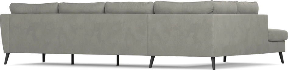 County - 3-sits soffa med divan vänster - Grå