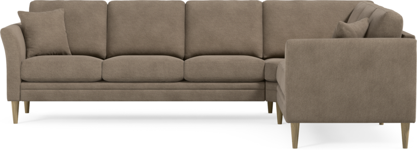 Eden - Hörnsoffa, 3+2-sits - Brun