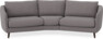 Madison - 3-sits soffa svängd, 90 cm - Grå