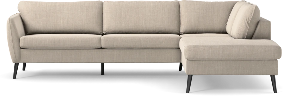 County - 2,5-sits soffa med divan höger - Beige