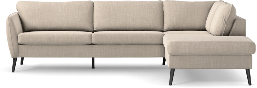 County - 2,5-sits soffa med divan höger - Beige