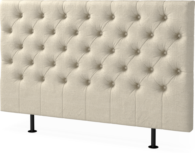 Cape pikerad - Sänggavel, 90-210 cm - Beige