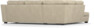Friday - 2,5-sits soffa med divan vänster - Beige