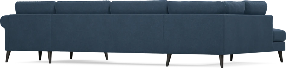 Bridge - 3-sits soffa med divan vänster och schäslong höger - Blå