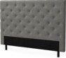 Delux Pikerad - Sänggavel, 90-210 cm - Grå